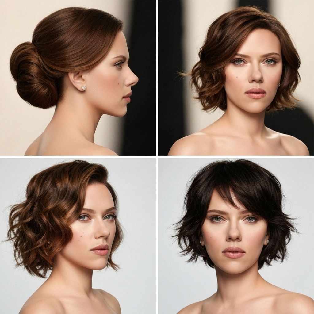 Scarlett Johansson Just Convinced Me To Try A Side Parting
