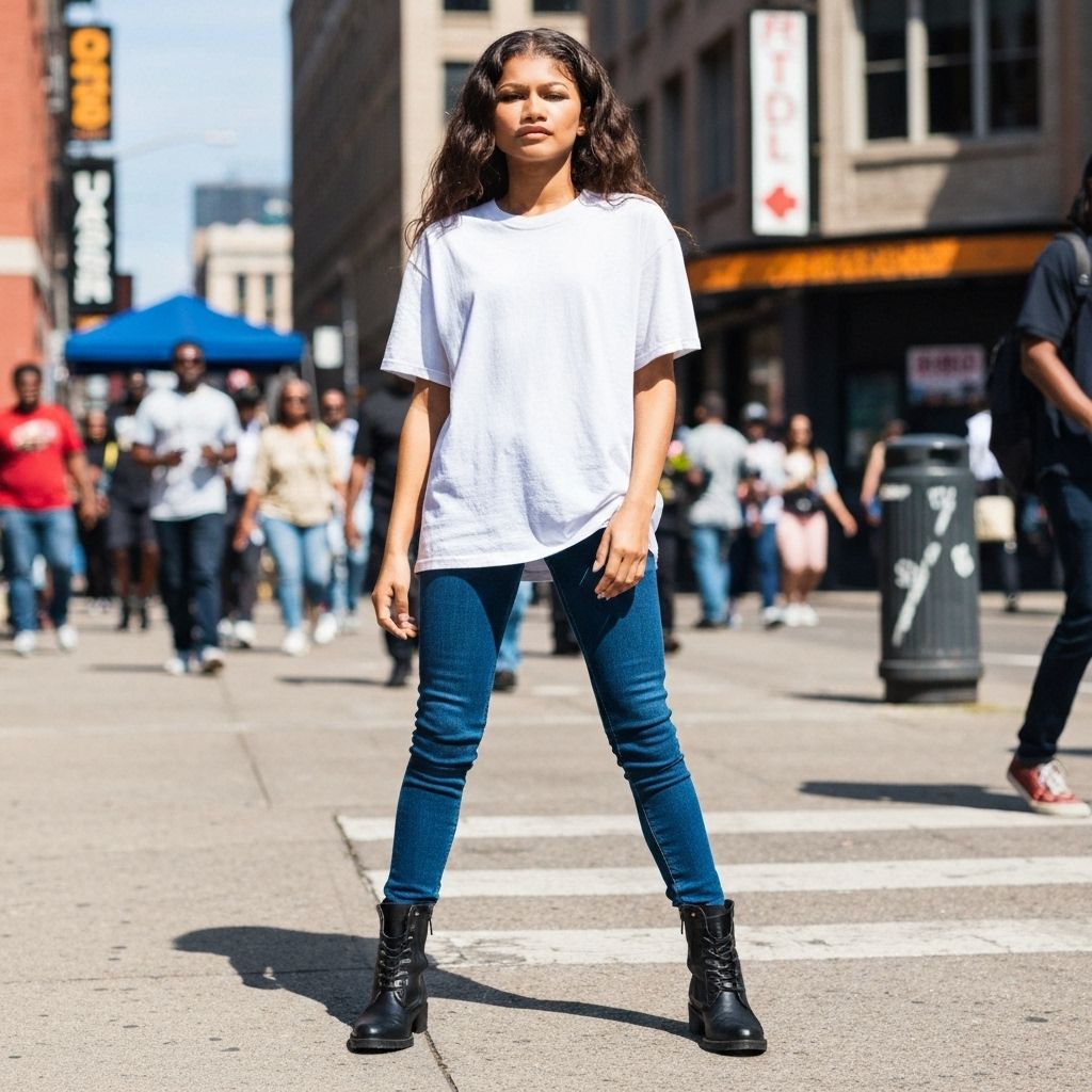 Zendaya Is Backing The Noughties Boot Tuck This Autumn